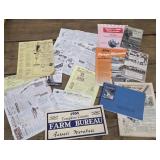 Box mostly farming, Jersey cows, farm bureau