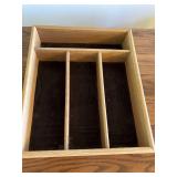 Bamboo Silverware drawer organizer
