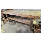 Heavy workbench 96'27'34' bring help to load and