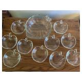 Apple Bowl wi/10 Berry Bowls.