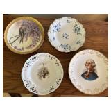 4 Victorian Plates. Haviland France, George &