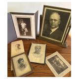 Vintage photos with Art Deco frames