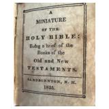 1835 Holy Bible - miniature picket size
