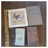 4 early books - letters to Junius, 1899 lumber