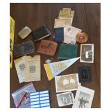 Box - wallets, souvenir Sylvan Beach postcard,
