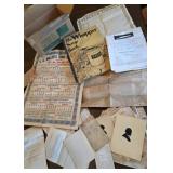 Box early ephemera - Miller paper, steamship