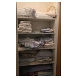 Contents of the linen closet upstairs