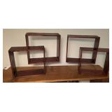 Pair of MCM wall shelves