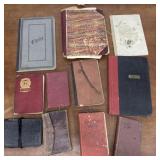 Early ephemera diaries and notebooks