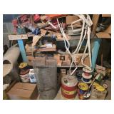 Blue workbench - contents not included please come