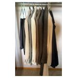 Suit jackets, jackets, pants - various sizes