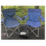 2 camping chairs