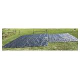 Heavy Duty Black Tarps (2)18/24 & 12/16