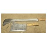 Meat cleaver, machete