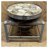 16ï¿½ Vibrating Flat Polisher -rock polisher w/rocks