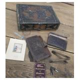 'Ancient Lock' Huntley & Palmers 1896 biscuit tin
