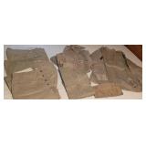 Military shirts and pants - large???  great