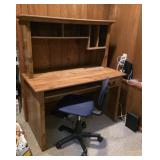 Computer desk and chair