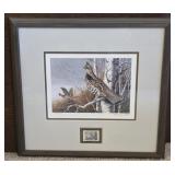 1987 Maynard Reece ruffled grouse society stamp