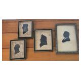 4 framed early silhouettes