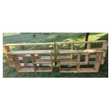 4 pine shelves 120' end to end