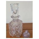 2 perfume bottles