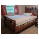 Victorian bed W/custom mattress set (clean but
