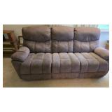 Nice Lazy boy reclining sofa - Brown - from a