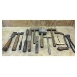 Old Woodworking Tools- Chiselï¿½s, Hammers,etc.