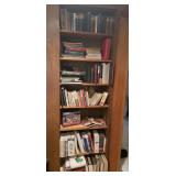 Shelf Contents basement - Books, baseball VHS