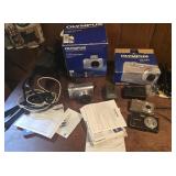 3 Olympus digital cameras - as is