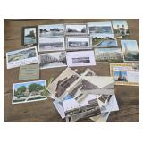 postcards - camp Dix, Okla, NY, etc
