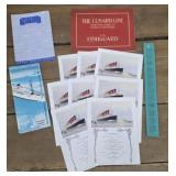 Cruise ship menus, brochures- Great White fleet &