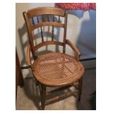 Caned seat Victorian chair