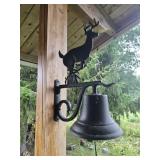 Cast iron deer Bell