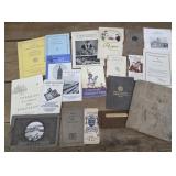 Misc ephemera - Cornell, acorn stoves, travel,