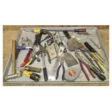 Wire cutters, screw drivers, hammers, etc