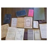 Box of early misc ephemera - incl some genealogy