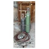 Acetylene Gas Cylinders w/ Attachments - no