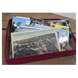 Box of postcards - not a lot of time to sort