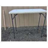 Folding camp table/sink 40in