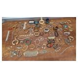 Costume jewelry bracelets etc