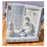 MCM Pottery Large Bible Holy Family Nativity with