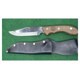 Champion 420 hunting knife with sheath