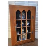 Shadow box blue and white china display - it is a
