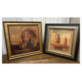 2 large Contemporary prints - Kirkland
