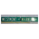 Street Signs 24/6 - double sided