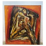 Large Oil Painting Of Women on canvas-69/77 -