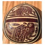 Vintage Carved Gourd Wall Hanging