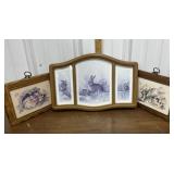 3 prints - bunnys & Mushrooms/mouse